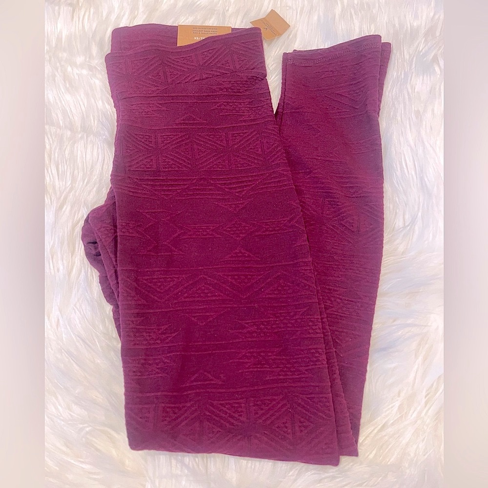 AE Aztec Textured Hi Rise Leggings